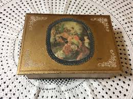 Antique Victorian Italian Florentine Jewerly Box Musical Gold Gilt Hand Painted - Etsy Denmark
