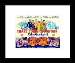 Three Coins In The Fountain, Clifton Framed Print by Everett ...