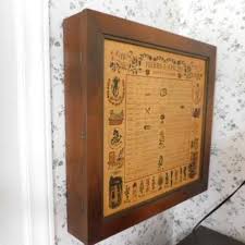 Vintage Spice Cabinet with Spice Jars 21"x19" | EstateSales.org