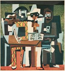 1957 After Pablo Picasso "Three Musicians", Period Full ...