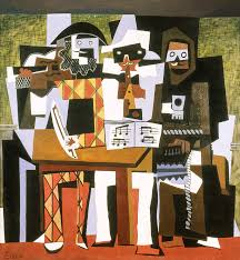 Three Musicians by Pablo Picasso 1921 by Pablo Picasso
