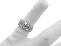 JB Star Platinum & Pave 3.84ct Marquise & Trapezoid G/H Vs ...