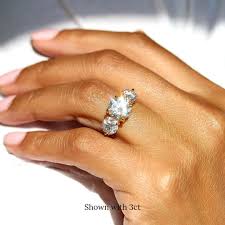 3-Stone Lab-Grown Diamond Ring | Taylor Custom Rings