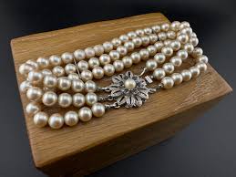 Vintage German Silver 835 Bracelet Faux Pearls - Etsy