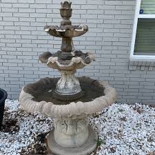 Concrete Water Fountain MAKE OFFER for Sale in Desoto, TX ...