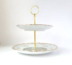 Vintage Lusterware Currier and Ives the Homestead in Winter 2 Tier Plate Tray - Vintage Cookie Tray / 2 Tier Tray / Christmas Cookie Tray - Etsy