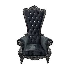 Lux Throne Chair (Black) | primeluxevents.com