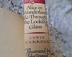 Alice in Wonderland & Through the Looking Glass by Lewis Carroll 1946 Edition - Etsy