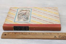 1940s vintage Through the Looking Glass Tenniel illustrations Lewis Carroll Alice w/ art cover