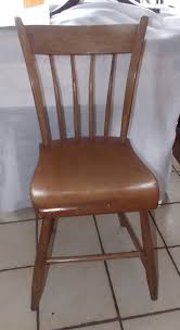 Early Maple Plank Seat Desk Chair / Sidechair (SC298) | eBay