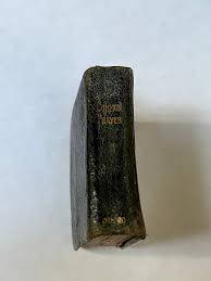 Antique Book of Common Prayer W Sterling Cherubs Cover ...