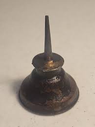 Vintage Small Mini 2-3/4" Brass Thumb Pump Oil Can for Small Machinery | eBay