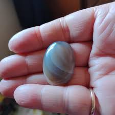 Undrilled Grey Botswana Agate Stone Gem for Jewelerymaking ...