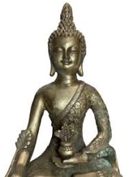 Old Brass Bhumisparsa Mudra Buddha | Brass Buddha, Asian Art Imports