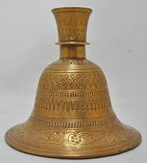 Antique Brass Hookah Base Pot Original Old Very Fine Quality Engraved | eBay