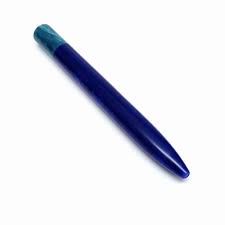 Crux ballpen, blue resin Drewnem pisane