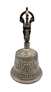 Antique Tibetan Vajra Monk Bell Brass 13 cm Esoteric ...
