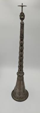 Antique Tibetan Gyaling, Silver Buddhist Ceremonial ...