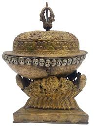 Antique Kapala with Stand and lid | Potala Gate