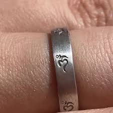 Jewelry | 925 Silver Om Sign Ring | Poshmark
