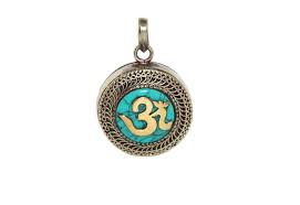 Turquoise Pendant Nepalese Pendant Tibetan Pendant Nepal ...