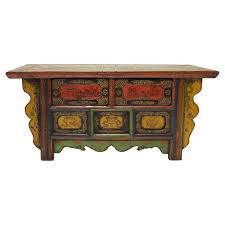 Tibetan Mountain Landscape Coffer, circa 1850 For Sale at ...