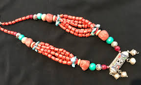 Vintage Tribal Amulet Necklace: Middle Eastern Enamel ...