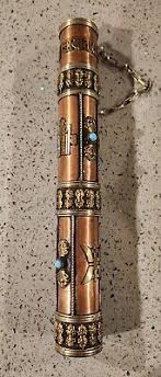 Tibetan Incense Holder With Red And Turquoise Gems Imported ...