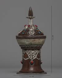 Marble Jade Bowl | Offering Bowl | Ritual Objects