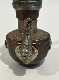 Antique Tibet Chased Silver over Copper "Dragon" Coffee Pot | eBay