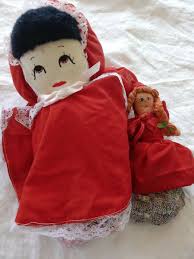 2 Piece Lot Vintage Stuffed Unique 3 in 1 Little Red Riding ...