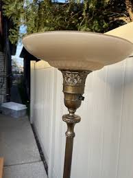 Vintage 14 1/2" Antique Style Embossed Torchiere Floor Lamp Shade | eBay
