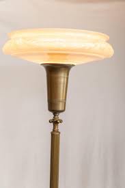 Torchiere Floor Lamp with Onyx Light Up Base at 1stDibs | torchiere floor lamp with built in motion lava lamp, vintage torchiere floor lamp