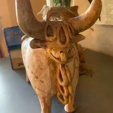 Other | Pucara Bull Peru Folk Vintage Clay Art Handmade By ...