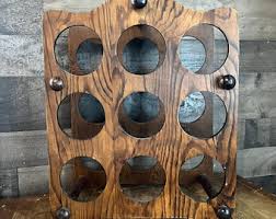 Vintage Wooden Wine Rack - Etsy Israel