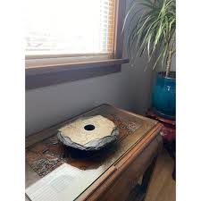 Vintage Ikebana Slate Vase | Chairish