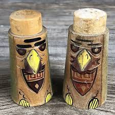 Vintage Tiki Totem Seattle Washington Souvenir Wood Salt ...