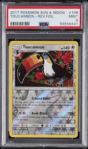 Auction Prices Realized Tcg Cards 2017 POKEMON SUN & MOON Toucannon-Reverse Foil