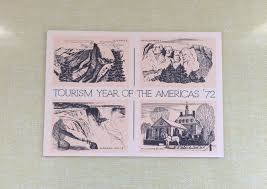 Vintage Postcard Tourism Year of the Americas '72 Yosemite ...