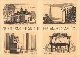 Tourism Year of the America's '72 First Day Issue Cards Postcard