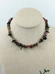 A++ Natural Multi Tourmaline Smooth Uncut Chips Gemstone Beaded Necklaces 18'' | eBay