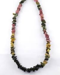 18" NATURAL REAL TOURMALINE SEMI PRECIOUS UNCUT GEMSTONES NECKLACE | eBay