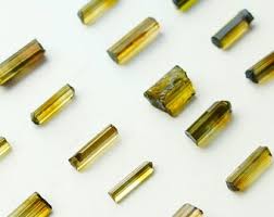 Raw Yellow Black Bio Tourmaline Sticks, (5-30mm) Long Pencil, Natural Elbaite Tourmaline Crystal, Healing Gem Mineral Specimen Rough Stone - Etsy