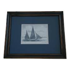 Original Etching of Chesapeake Bay Canoe 'Island Bird ...