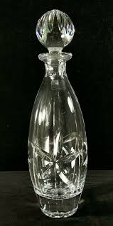 Retro Decanter Heavy Leaded Crystal w Original Stopper ...