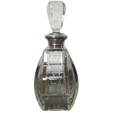 Whiskey Decanter in Crystal and Silver For Sale at 1stDibs