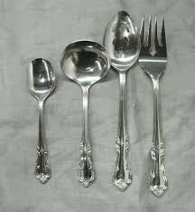 Vintage Salem VICTORIA Stainless Flatware 4 Serving Pieces ...