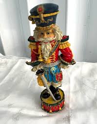 Resin Nutcracker Soldier Standing on a Drum 9 Inches Tall | eBay