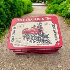 Toy Train in a Tin 16pc Set Working Old No 9 Mini Locomotive Westminster | Compra online en eBay