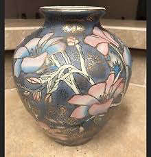 Vintage Ginger Melon Jar Vase 10” tall Chinese Hand Painted ...
